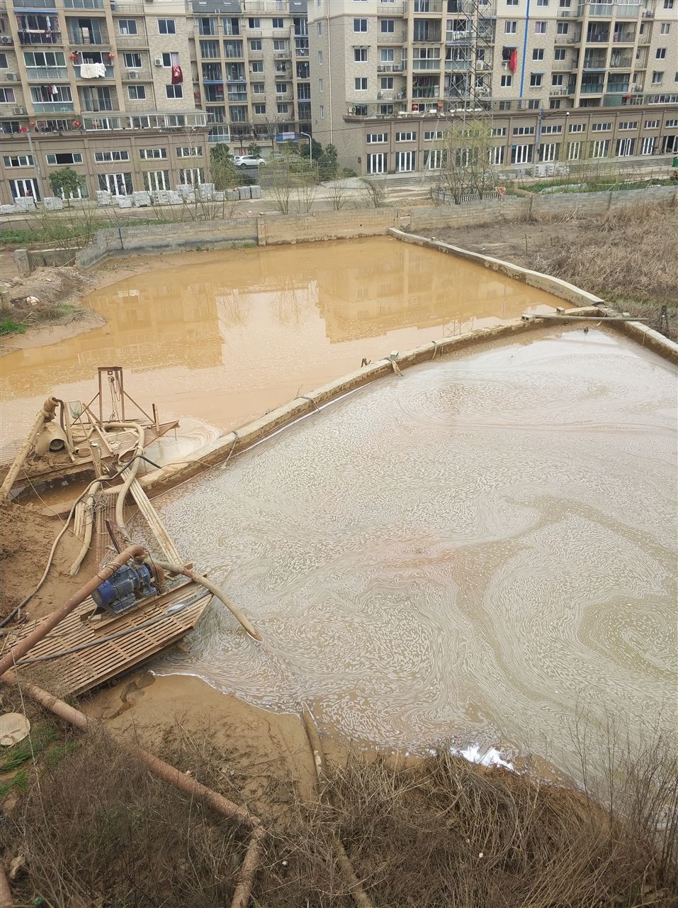 泰安沉淀池淤泥清理-厂区废水池淤泥清淤